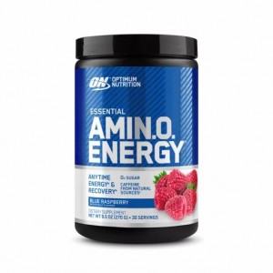 Optimum Nutrition ESSENTIAL AMIN.O. ENERGY® Blue Raspberry 0.6 lb (30 Servings) | XBC-201367