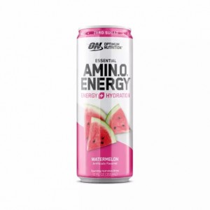 Optimum Nutrition ESSENTIAL AMIN.O. ENERGY+ Electrolytes Sparkling Watermelon 355ml * 12 Cans (12 Servings) | WIK-531267