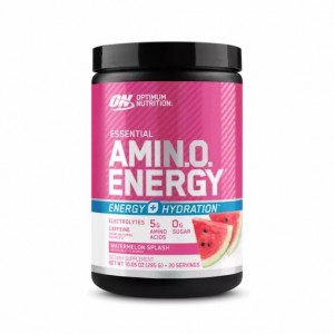 Optimum Nutrition Essential AMIN.O. ENERGY + Electrolytes Watermelon Splash 0.63 lb (30 Servings) | USI-178290