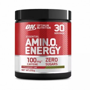 Optimum Nutrition Essential AMIN.O. Energy Strawberry Lime 270 grams (30 Servings) | ANG-478026