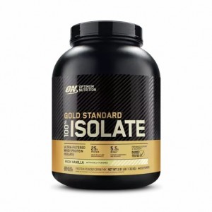 Optimum Nutrition GOLD STANDARD® 100% Isolate Rich Vanilla 2.91 lb (44 Servings) | ZJP-514693