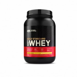 Optimum Nutrition GOLD STANDARD 100% WHEY™ Banana Cream 2 lb (29 Servings) | BUP-046317