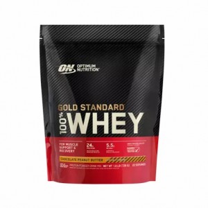 Optimum Nutrition GOLD STANDARD 100% WHEY™ Chocolate Peanut Butter 1.5 lb (22 Servings) | LAY-379208