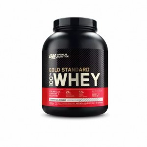 Optimum Nutrition GOLD STANDARD 100% WHEY™ Cookies & Cream 5 lb (68 Servings) | LZF-967802