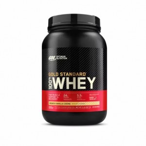 Optimum Nutrition GOLD STANDARD 100% WHEY™ French Vanilla Creme 2 lb (29 Servings) | HIU-763821