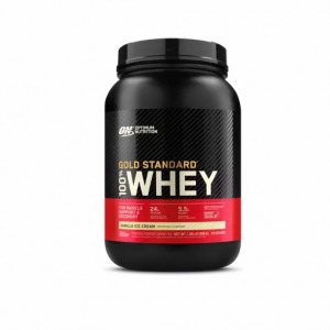 Optimum Nutrition GOLD STANDARD 100% WHEY™ Vanilla Ice Cream 2 lb (29 Servings) | BIN-547829