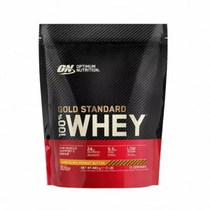 Optimum Nutrition Gold Standard 100% Whey Protein Powder Chocolate Peanut Butter 480 grams (15 Servings) | FNR-056417