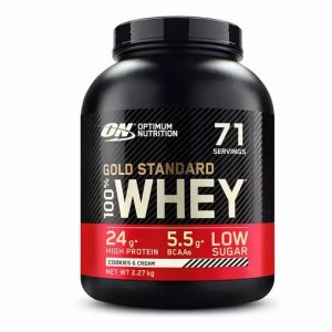 Optimum Nutrition Gold Standard 100% Whey Protein Powder Cookies & Cream 2.27 kg (71 Servings) | BJS-315679