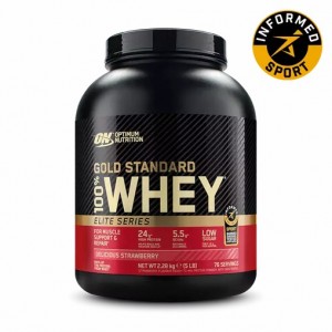 Optimum Nutrition Gold Standard 100% Whey - Elite Series Delicious Strawberry 2.27 kg | RIL-341827