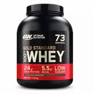 Optimum Nutrition Gold Standard 100% Whey Protein Powder Double Rich Chocolate 2.26 kg (76 Servings) | QYK-716452