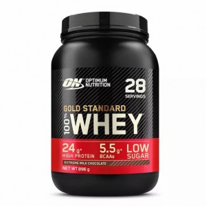 Optimum Nutrition Gold Standard 100% Whey Protein Powder Extreme Milk Chocolate 896 grams (28 Servings) | RWP-187529