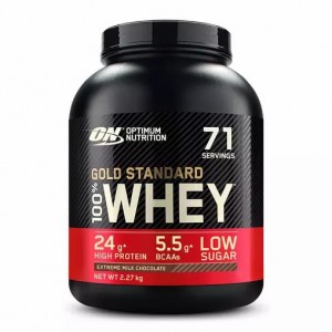 Optimum Nutrition Gold Standard 100% Whey Protein Powder Extreme Milk Chocolate 2.27 kg (71 Servings) | ZLG-386417