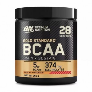 Optimum Nutrition Gold Standard BCAA Train + Sustain Peach & Passion Fruit 266 grams (28 Servings) | PAZ-786453