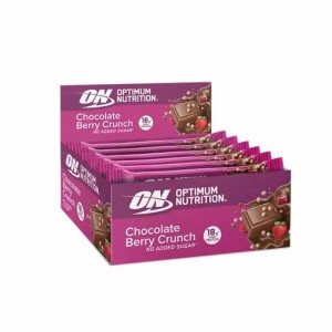 Optimum Nutrition Protein Bar Chocolate Berry Crunch 720 grams (12 Bars) | WUX-019472