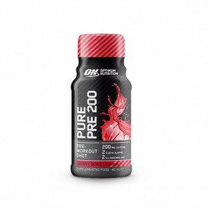 Optimum Nutrition Pure Pre 200 Pre-Workout Shot Berry 60ml (12 shots) | IRM-514263