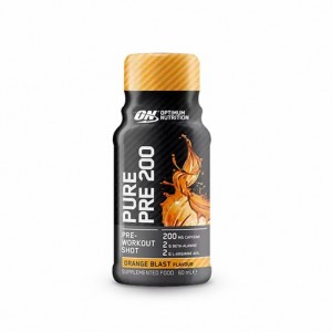 Optimum Nutrition Pure Pre 200 Pre-Workout Shot Orange 60ml (12 shots) | EUF-012536