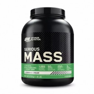 Optimum Nutrition Serious Mass Gainer Cookies & Cream 2.73 kg (8 Servings) | IDC-084259