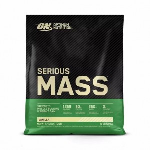 Optimum Nutrition Serious Mass Gainer Vanilla 5.45 kg (16 Servings) | JHP-942385