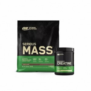 Optimum Nutrition Serious Mass & Creatine Stack Chocolate | PRK-846051