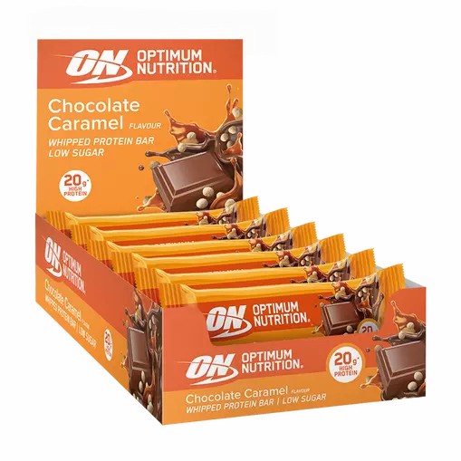 Optimum Nutrition Chocolate Caramel Whipped Protein Bar Elite 600 grams (10 Bars) - Notify me | DWB-213754