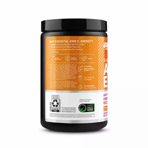 Optimum Nutrition ESSENTIAL AMIN.O. ENERGY® *new* Peach Mango Tango - Notify Me 0.6 lb - Notify me | OSG-416792