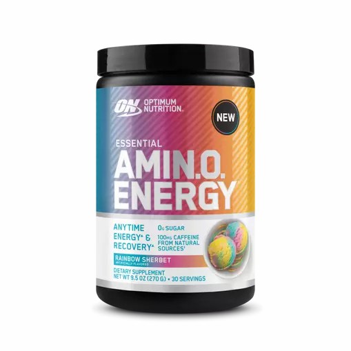 Optimum Nutrition ESSENTIAL AMIN.O. ENERGY® *new* Rainbow Sherbet - Notify Me 0.6 lb - Notify me | DSQ-930256