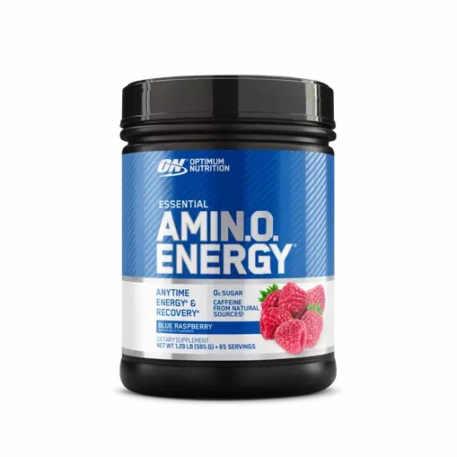 Optimum Nutrition ESSENTIAL AMIN.O. ENERGY® Blue Raspberry 1.29 lb (65 Servings) | IAZ-640875