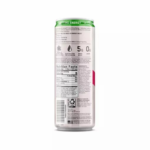 Optimum Nutrition ESSENTIAL AMIN.O. ENERGY+ Electrolytes Sparkling *new* Cocoberry Breeze 355ml * 12 Cans (12 Servings) | ZKR-406278