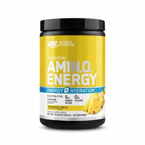 Optimum Nutrition Essential AMIN.O. ENERGY + Electrolytes Pineapple Twist 0.63 lb (30 Servings) | VQO-569734