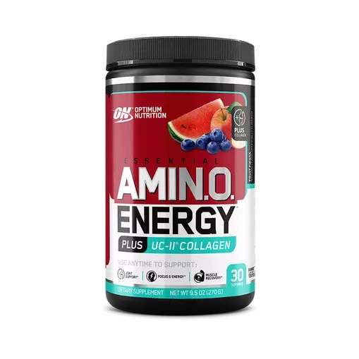 Optimum Nutrition Essential AMIN.O. ENERGY + UC-II Collagen 0.6 lb (30 Servings) | RSY-109743