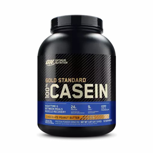 Optimum Nutrition GOLD STANDARD® 100% Casein Chocolate Peanut Butter 4 lb (53 Servings) | OMW-152039