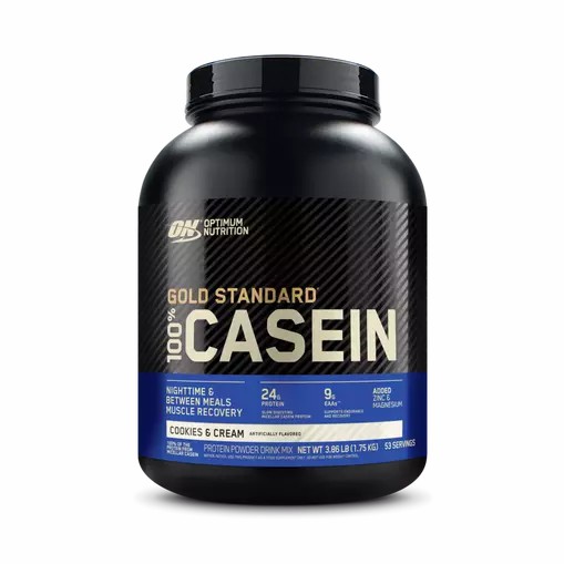 Optimum Nutrition GOLD STANDARD® 100% Casein Cookies & Cream 4 lb (53 Servings) | ANO-579182