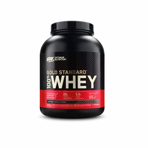 Optimum Nutrition GOLD STANDARD 100% WHEY™ Coffee 5 lb (71 Servings) | VBU-281590