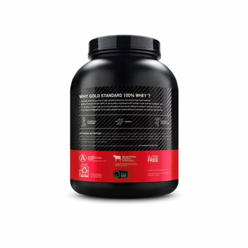 Optimum Nutrition GOLD STANDARD 100% WHEY™ Delicious Strawberry 5 lb (73 Servings) | LEF-086531