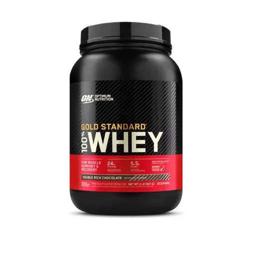 Optimum Nutrition GOLD STANDARD 100% WHEY™ Double Rich Chocolate 2 lb (29 Servings) | QBZ-612849