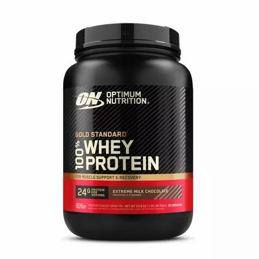 Optimum Nutrition GOLD STANDARD 100% WHEY™ Extreme Milk Chocolate 1.5 lb (22 Servings) | VHE-685702