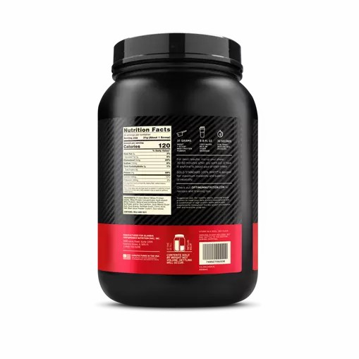 Optimum Nutrition GOLD STANDARD 100% WHEY™ Strawberries & Cream 2 lb (29 Servings) | QUA-048975