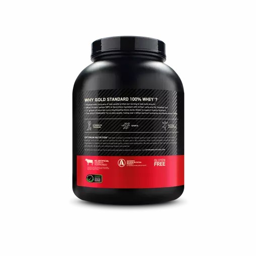 Optimum Nutrition GOLD STANDARD 100% WHEY™ Strawberries & Cream 5 lb (73 Servings) | FZD-428061