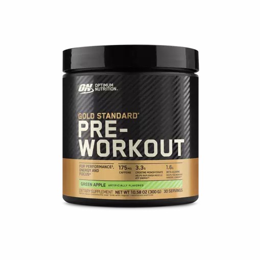 Optimum Nutrition GOLD STANDARD® Pre-Workout Green Apple 0.66 lb (30 Servings) | BVE-167045