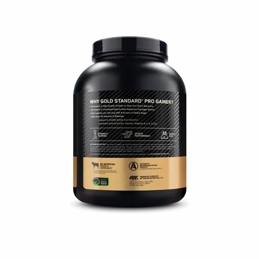 Optimum Nutrition GOLD STANDARD® Pro Gainer Vanilla Custard 5.09 lb (14 Servings) | VRN-034687