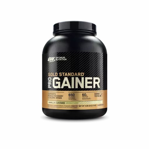 Optimum Nutrition GOLD STANDARD® Pro Gainer Vanilla Custard 5.09 lb (14 Servings) | VRN-034687