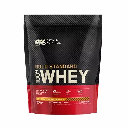 Optimum Nutrition Gold Standard 100% Whey Protein Powder Chocolate Peanut Butter 480 grams (15 Servings) | FNR-056417