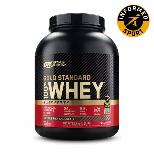 Optimum Nutrition Gold Standard 100% Whey - Elite Series Double Rich Chocolate 2.27 kg (74) | WTE-407963