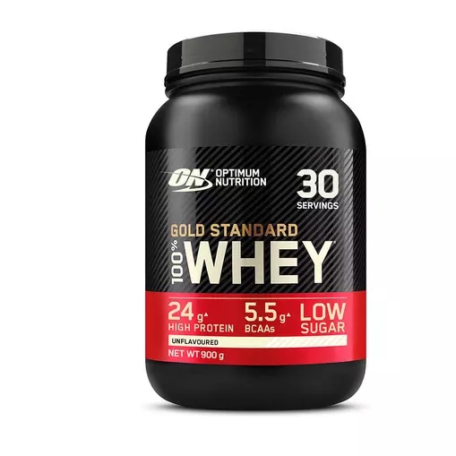 Optimum Nutrition Gold Standard 100% Whey Protein Powder Unflavoured 900 grams (30 Servings) | HMY-168407