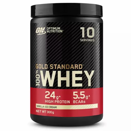 Optimum Nutrition Gold Standard 100% Whey Protein Powder Vanilla Ice Cream 300 grams (10 Servings) | NOY-719538