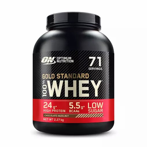 Optimum Nutrition Gold Standard 100% Whey Protein Powder Chocolate Hazelnut 2.27 kg (71 Servings) | SLF-768390