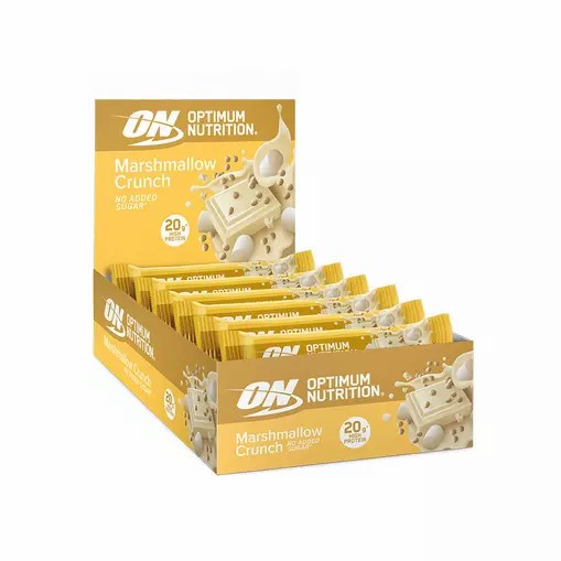 Optimum Nutrition Marshmallow Crunch Protein Bar Elite 650 grams (10 Bars) | HPR-573682