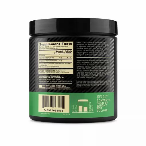 Optimum Nutrition Micronized Creatine Powder Blueberry Lemonade 0.79 lb (60 Servings) | NQD-821756