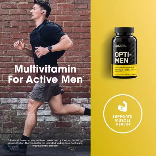 Optimum Nutrition OPTI-MEN® Multivitamin Tablets 240 Tablets (80 Servings) | NOV-756891