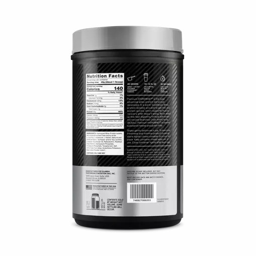 Optimum Nutrition PLATINUM HYDROWHEY™ Supercharged Strawberry 1.76 lb (20 Servings) | NBF-045127